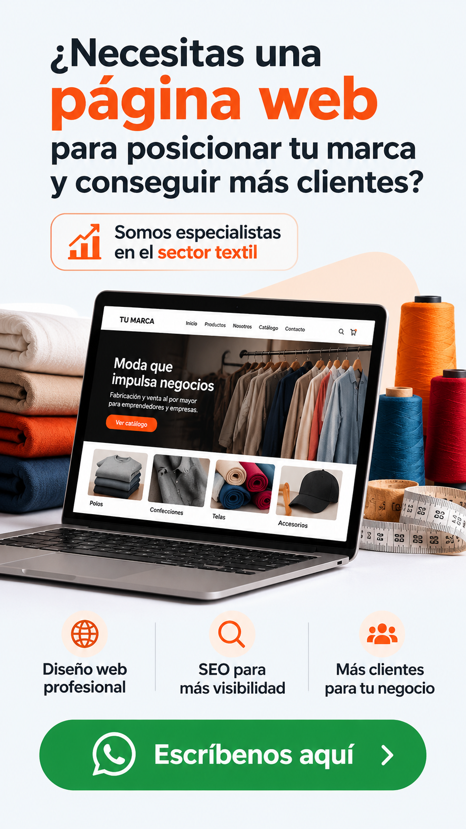 Impulsa tu marca textil online